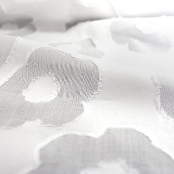 Italian "daisy" clipped weave cotton blouseweight