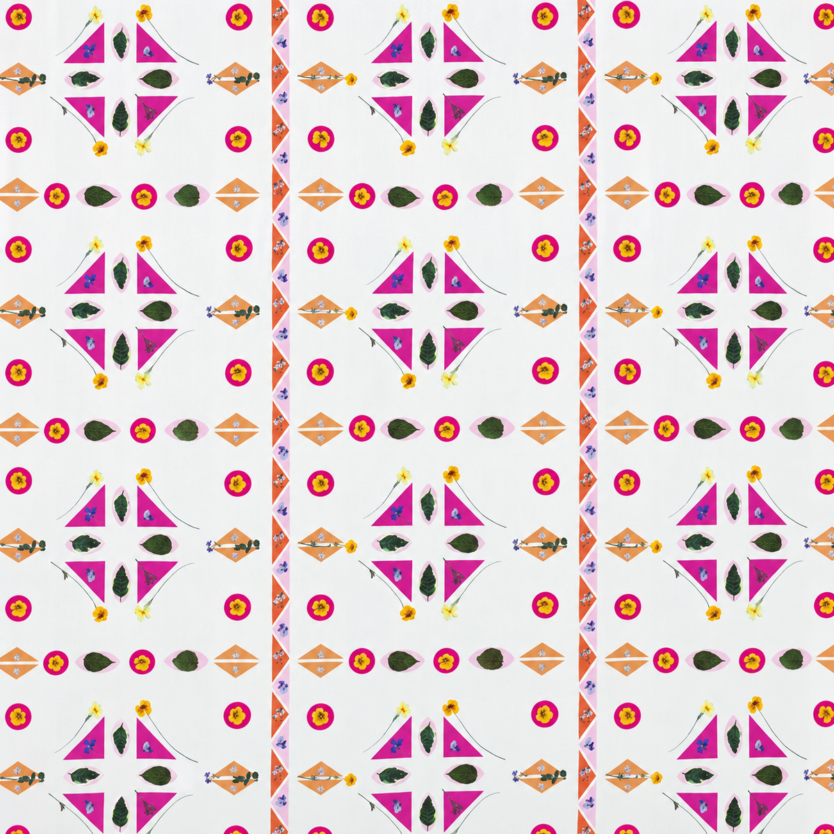 viscose crepe, printed blouseweight 'wildflower collection'
