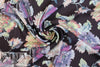 NY designer carnations lightweight silk jacquard