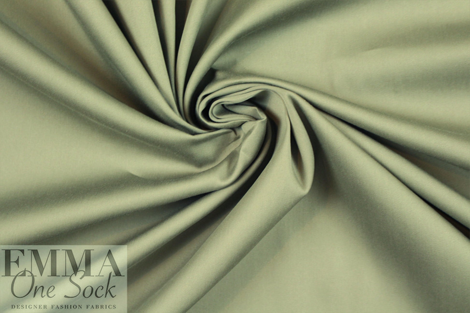 cotton/nylon/spandex stretch poplin - khaki green 1.75 yds