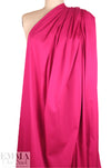 cotton/nylon/spandex stretch poplin - fuchsia rose 1.625 yd