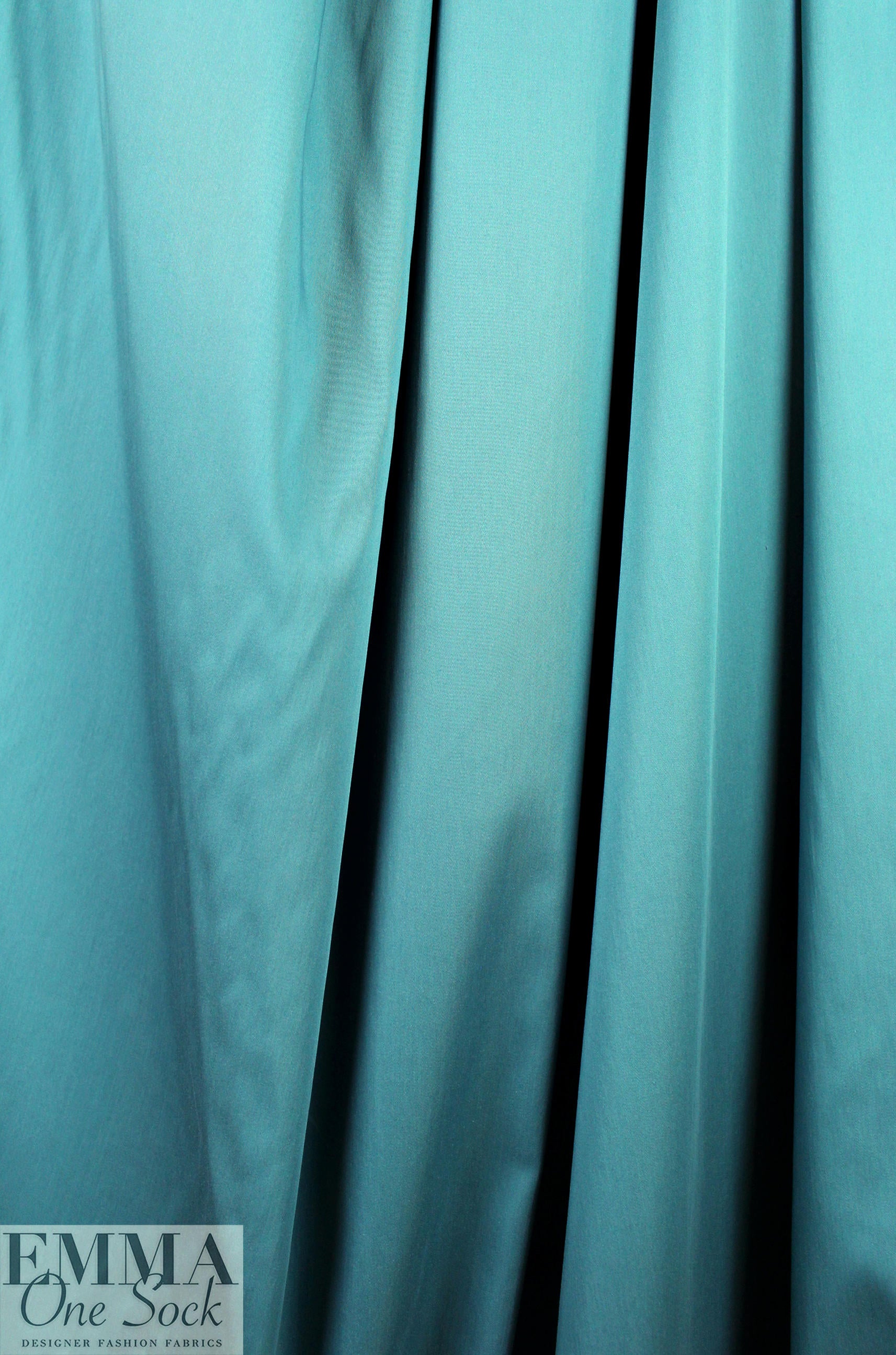 cotton/nylon/spandex stretch poplin - verdigris 1.5 yd