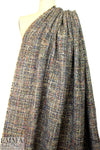 Italian 'Chanel tweed' boucle' - blue/earth