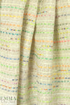Fancy fancy ribbon boucle' - natural/multi