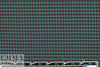 French yarn-dyed plaid stretch shirting - aqua/garnet