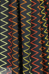 French textured yarn-dye knit - chevron stripe 1.375 yd