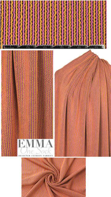 3.1 Phi11ip Lim textured stripe yarn-dye knit - pink/sorbet 1.5 yd