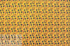 Dutch 'stamped star' French terry knit - dandelion Oeko-Tex cert.  1.5 yds