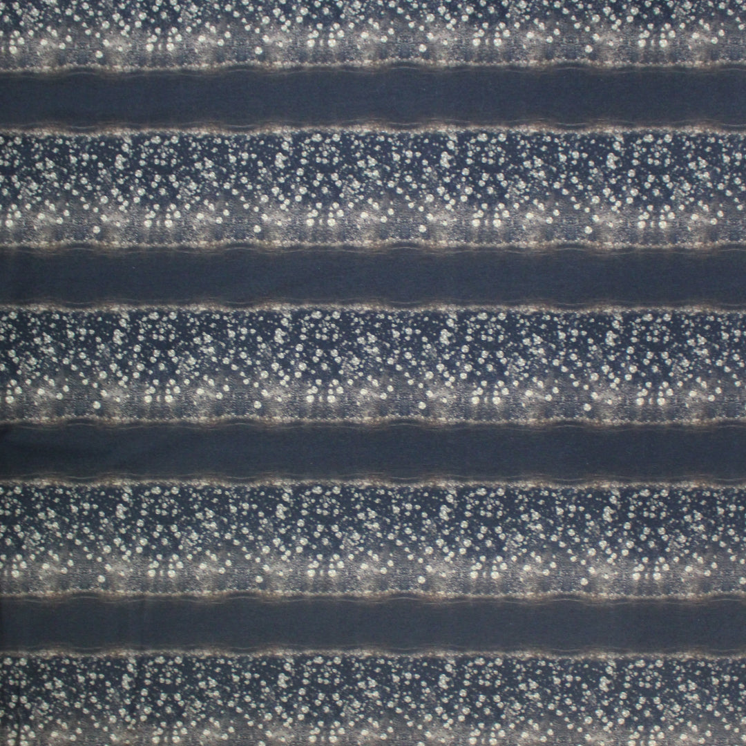 Dutch 'drifting night' French terry knit - Oeko-Tex cert.  2 yds