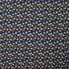 Dutch 'stamped star' French terry knit, Oeko-Tex - aqua/butternut 1.875 yd