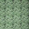 Dutch 'love language' French terry knit Oeko-Tex cert. - green/black 1.75 yd