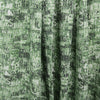 Dutch 'love language' French terry knit Oeko-Tex cert. - green/black .625 yds