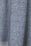 french terry knit tweed - denimy blue .66 yds
