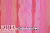tie dye stripe poly/rayon French terry knit - fuchsia/orange 1.75 yd