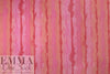 tie dye stripe poly/rayon French terry knit - fuchsia/orange 1.75 yd