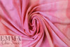 tie dye stripe poly/rayon French terry knit - fuchsia/orange .5 yds