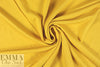 NY designer all-cotton french terry knit - mustard