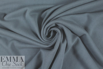 NY designer all-cotton french terry knit - slate