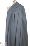 NY designer all-cotton french terry knit - slate