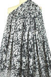 Italian 'photo floral' design french terry knit