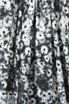 Italian 'photo floral' design french terry knit 1.75 yds