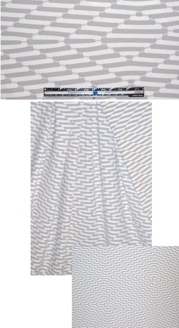 French optical yarn-dye knit - gray/white