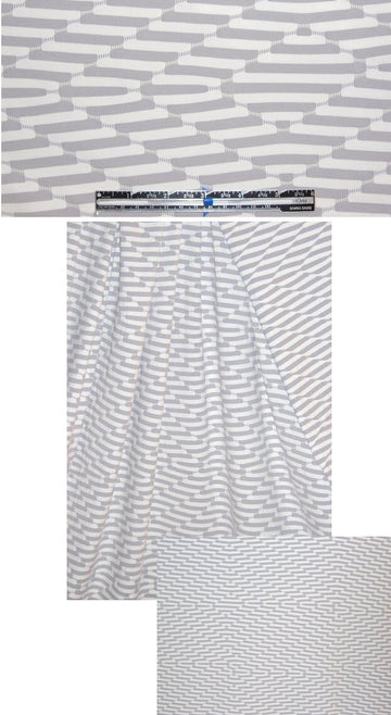 French optical yarn-dye knit - gray/white