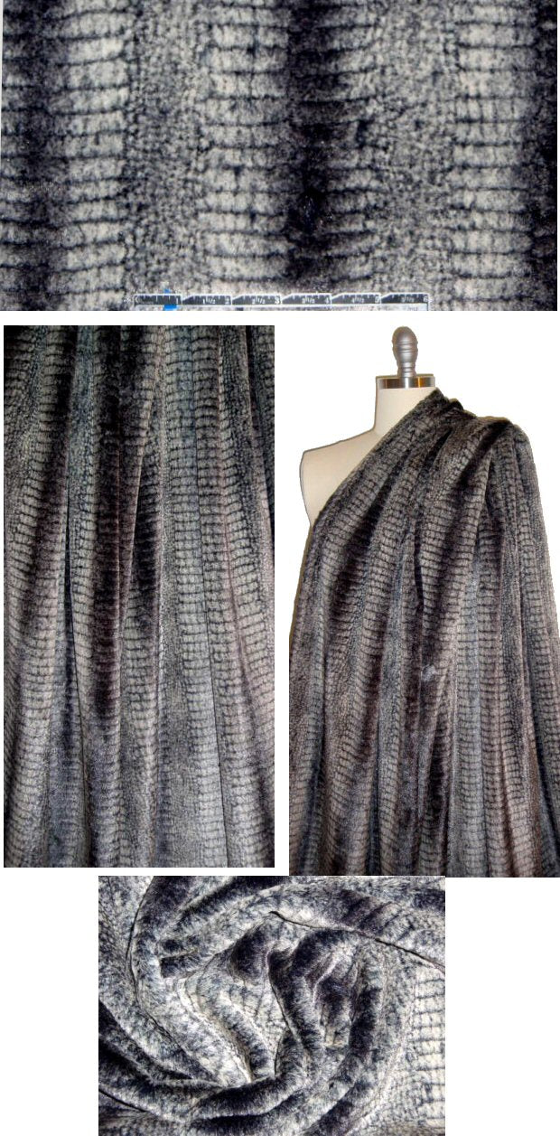 Burning T0rch 'cellular ombre' super soft faux fur