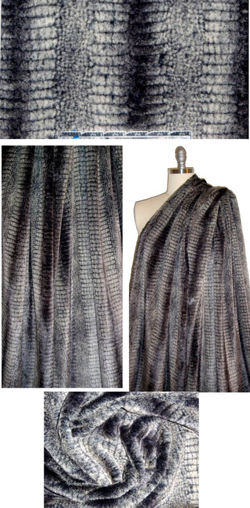 Burning T0rch 'cellular ombre' super soft faux fur