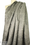 NY designer plush gray 'bear' faux fur 1.875 yd