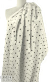 NY designer dalmation dot short pile faux fur