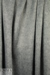 Italian 2-ply 'furry' sweater knit - medium gray