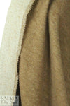 NY designer 'furry' wool blend coating - toasty tan .75 yds