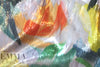 Italian colorful brushstroke floral sparkle 'fur' woven 2 yds