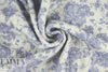 Italian wool/mohair/hemp boucle' - blue toile