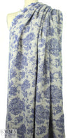 Italian wool/mohair/hemp boucle' - blue toile