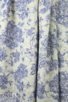 Italian wool/mohair/hemp boucle' - blue toile