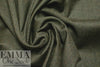 Italian wool gabardine suiting - olive heather