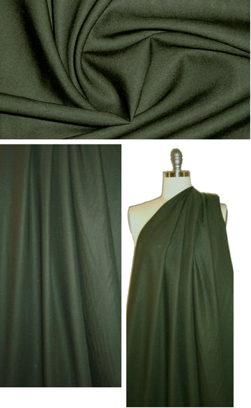 Italian 100% viscose rayon gabardine - fern .875 yds