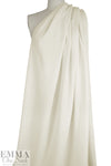 textured cotton double gauze - ivory 2 yd