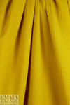 textured cotton double gauze - mustard 1.875 yd