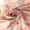 CA designer 'Persian pink' printed rayon 'gauze' 1.375 yd