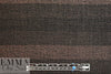 NY designer striped cotton double gauze - black/dusty mauve 2 yds