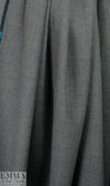 stretch wool doublecloth crepe - banker's grey