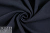 stretch wool doublecloth crepe - midnight navy