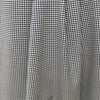 Italian gingham cotton/wool basketweave - black/white