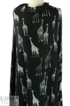 CA designer poly crepe drapey woven - giraffe 1 yard