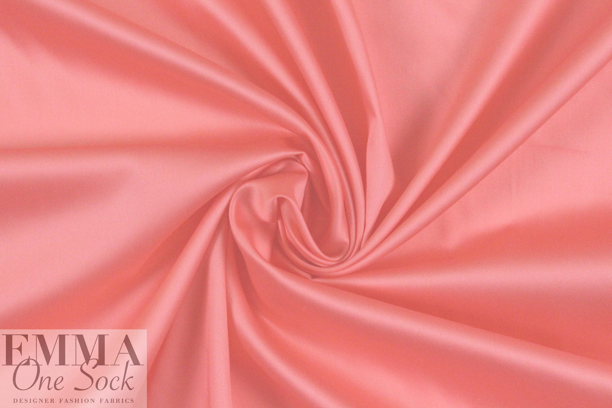 Giza 100% egyptian cotton shirting - coral 1.875 yd