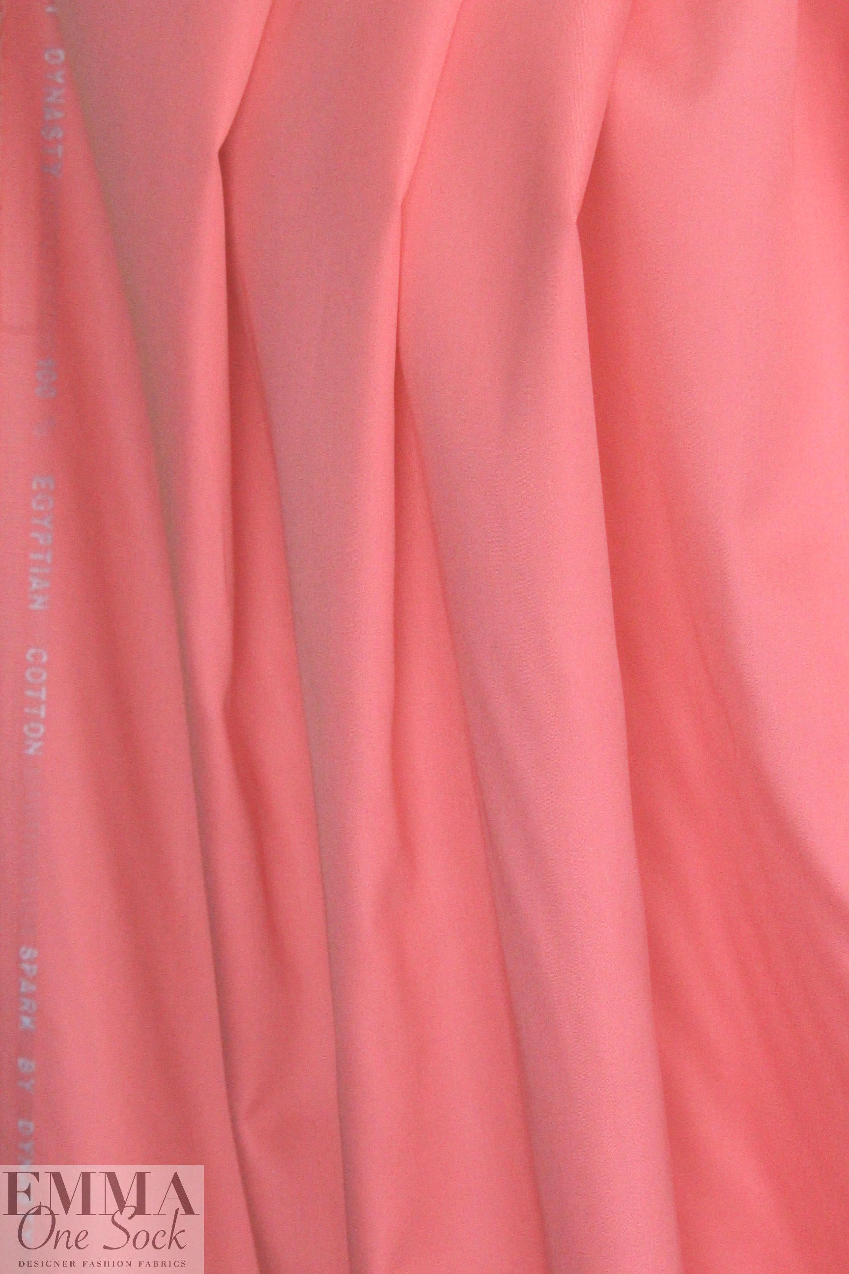 Giza 100% egyptian cotton shirting - coral 1.875 yd