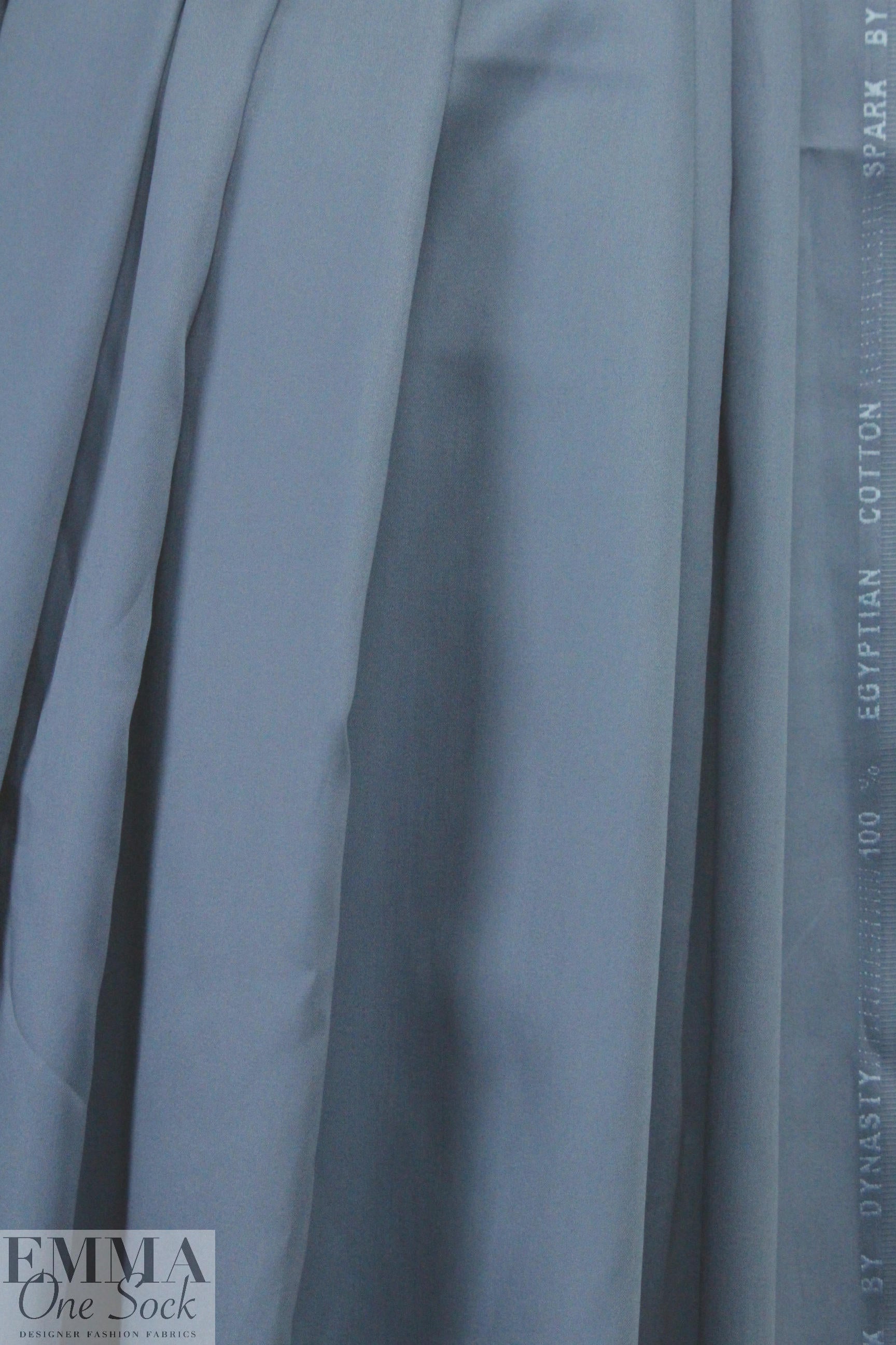Giza 100% Egyptian cotton shirting - cadet blue 1.625 yds